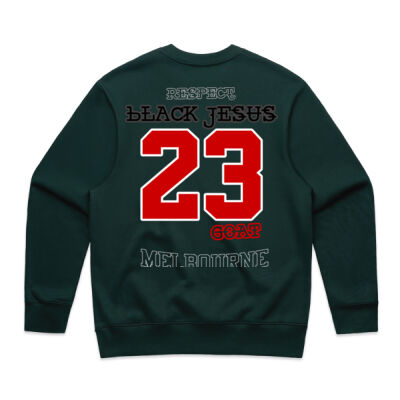 Goat Black Jesus 23 crew jumper Thumbnail