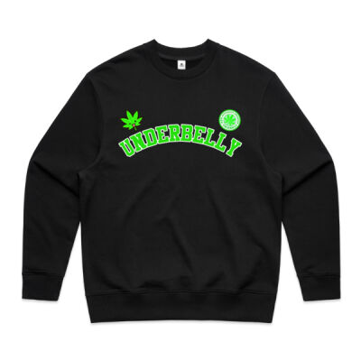 Underbelly athletic crew jumper. STAMPED 420 friendly Thumbnail