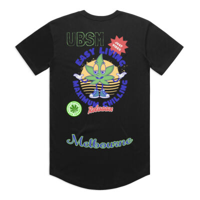 Easy living curved tee STAMPED 420 friendly Thumbnail