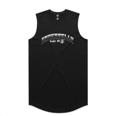 Underbelly rule #1 Curved tank top Thumbnail