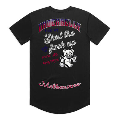 Underbelly rule #1 curved tee fireberry Thumbnail