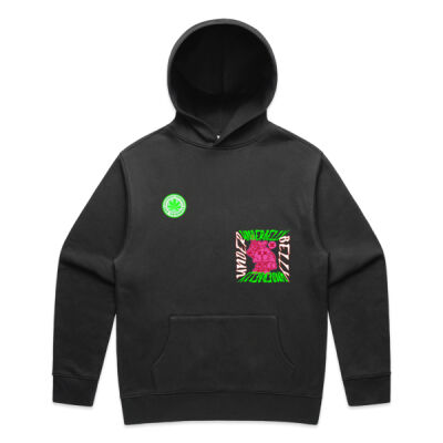fireberry Underbelly  faded hoodie STAMPED 420 friendly Thumbnail