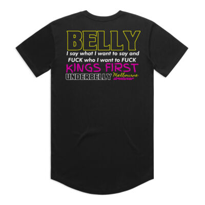 belly back curved tee Thumbnail