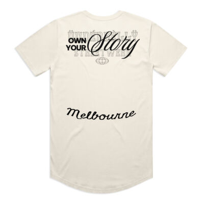 own your story curved tee Thumbnail