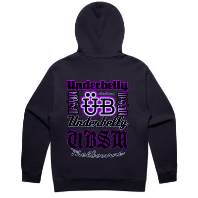 Purple banger relaxed hoodie Thumbnail