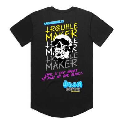 Troublemaker curved tee Thumbnail