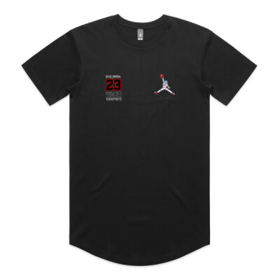 Space.Jump Man. 23 Curved Tee Thumbnail