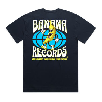 Banana records oversized tee Thumbnail
