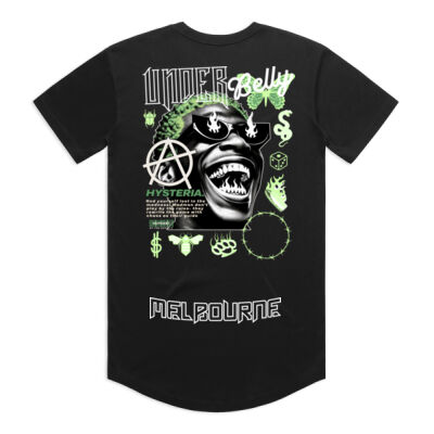 Hysteria curved tee Thumbnail