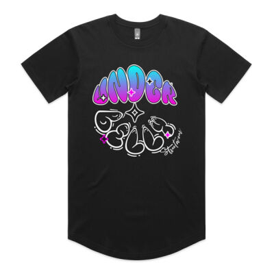 Bubble font curved tee Thumbnail