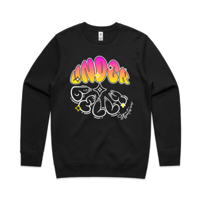 Bubble font crew jumper Thumbnail