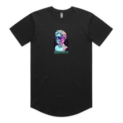 Disco wheels curved tee  Thumbnail