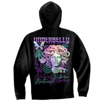 Metallic butterfly hoodie Thumbnail