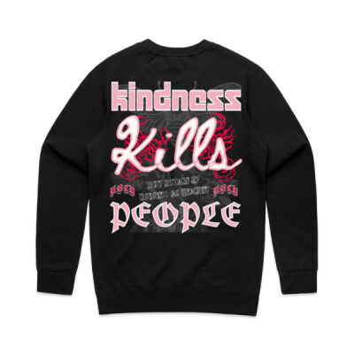 Kindness kills people crew jumper Thumbnail